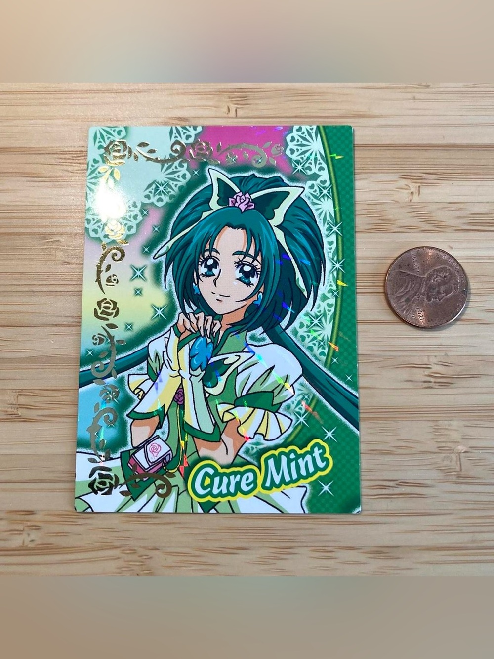 2010 Yes! Precure 5 gogo! GOLD FOIL GLITTER card